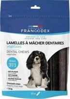 Skanėstas šunims Francodex Dental Chews Plant Strips S, kukurūzai, 0.228 kg, 15 vnt.