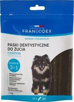 Skanėstas šunims Francodex Dental Mini Strips XS, kukurūzai, 0.114 kg, 15 vnt.