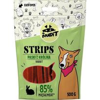 Skanėstas šunims Mr. Bandit Strips Rabbit Slim, triušiena, 0.5 kg