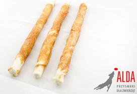Skanėstas šunims ALDA Beef Drumstick Wrapped in Chicken, vištiena, 0.249 kg, 3 vnt.