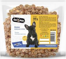 Skanėstas šunims Hau&Miau Snack, žuvis/vištiena HM-8143, 0.5 kg