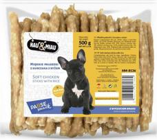 Skanėstas šunims Hau&Miau Snack, vištiena/ryžiai HM-8136, 0.5 kg