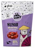 Skanėstas šunims Mr. Bandit Sushi, antiena/menkė 6434, 0.080 kg