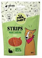 Skanėstas šunims Mr. Bandit Strips, triušiena 6458, 0.080 kg