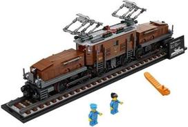 lego konstruktoris - LEGO Creator Expert Krokodilo lokomotyvas 10277 - 4 nuotrauka