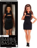 plaukai lelei - Mattel Barbie Basics lėlė Nr. 5 tamsiais plaukais (JBH73) - 1 nuotrauka