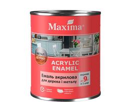 dazai metalui - Akriliniai emaliniai dažai medžiui ir metalui MAXIMA, Kava su pienu (Coffee with Milk), 0.75 l - 1 nuotrauka