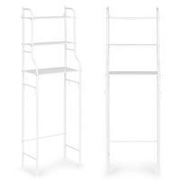 spinteles virs tualeto - Lentyna virš tualeto ModernHome, balta, 25.5 cm x 46.5 cm x 125 cm - 1 nuotrauka