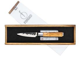 mediena peiliu rankenoms - Virtuvinis peilis Style De Vie Olive Forged, medis/japoniškas plienas - 1 nuotrauka