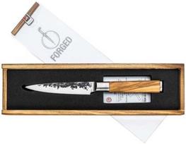 olivia virtuve - Virtuvinis peilis Style De Vie Olive Forged Utility, medis/japoniškas plienas - 1 nuotrauka