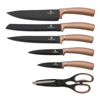 Virtuvinių peilių komplektas Berlinger Haus Metallic Line Rose Gold Edition BH-2583, 7 vnt.