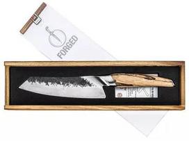 Virtuvinis peilis Style De Vie Forged Katai Santoku, 357 mm, nerūdijantysis plienas/medis