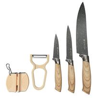 Virtuvinių peilių komplektas Ambition Kenya, plastikas/plienas, 5 vnt.