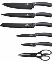 Virtuvinių peilių komplektas Berlinger Haus Carbon Pro BH-2600, 6 vnt.