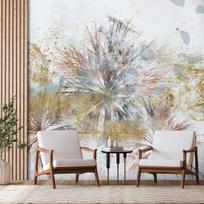 Fototapetas Artgeist Grey palms, 105 cm x 150 cm