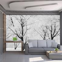 Fototapetas Artgeist Trees - winter landscape, 154 cm x 200 cm