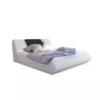 lovos su patalynes deze 160x200 - Eltap Lova Flavio Soft 17, 160x200 cm, balta (White) - 2 nuotrauka