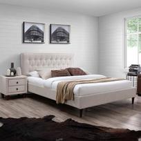 Lova Home4You EMILIA su čiužiniu HARMONY TOP, 120x200 cm, smėlio (Beige)