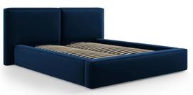 Lova dvigulė Micadoni Home Jodie Velvet, 180x200 cm, tamsiai mėlyna (Dark Blue)
