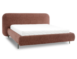 dvigule lova 180x200 cm - Eltap Lova Pointt, 180x200 cm, raudona (Red) - 2 nuotrauka