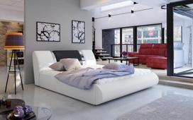lovos su patalynes deze 160x200 - Eltap Lova Flavio Soft 17, 160x200 cm, balta (White) - 3 nuotrauka