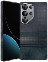 Benks "Magnetic Armor Air Aurora Kevlar 600D Case for Samsung Galaxy S25 Ultra" Juodas (Black)