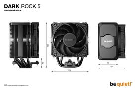 be quiet cooler - Be Quiet! Dark Rock 5 BK035 Juodas (Black) - 8 nuotrauka