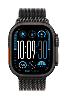 apple watch milanese loop - Apple Watch Ultra 2 GPS + Cellular 49mm Black Titanium Case with Black Titanium Milanese Loop - L - 2 nuotrauka