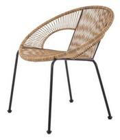Halmar Bari Garden Chair Brown/Black