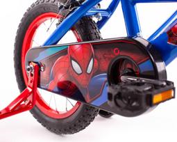 raudonas dviratis - Huffy Spider-Man 14" Bike - vaikiškas dviratis, mėlyna / raudona - 4 nuotrauka
