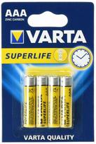 usuotis - Varta Superlife Batteries 4x AAA - 1 nuotrauka
