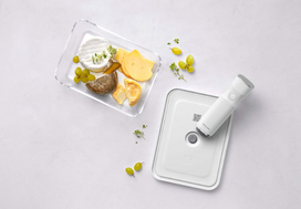 ZWILLING Fresh & Save Stačiakampio formos Konteineris 2 L Permatomas, Balta 1 vnt