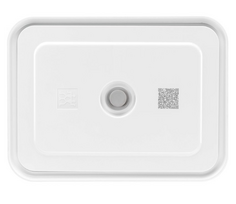 2 konteineris - ZWILLING Fresh & Save Stačiakampio formos Konteineris 2 L Permatomas, Balta 1 vnt - 4 nuotrauka