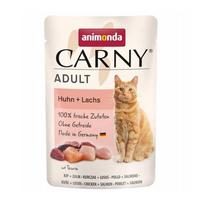 Šlapias kačių maistas Animonda Carny Chicken + Salmon, vištiena/lašiša, 0.2 kg
