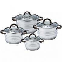 Klausberg 8 dalių nerūdijančio plieno puodų rinkinys KB-7701