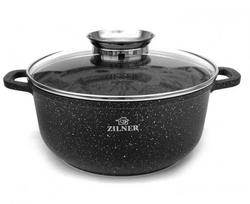 keptuve su dangciu 28 cm - Zilner Marble ZL-7007 puodas 28 cm, 6.8 l - 1 nuotrauka