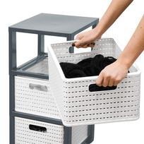 lentyna su stalciais - Daiktadėžė Rotho 7610859222411, pilka/antracito, 375 x 325 x 712 mm - 5 nuotrauka