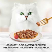 purina gourmet - GOURMET Gold hovězí a kuřecí v rajčatové omáčce 85 g - 11 nuotrauka