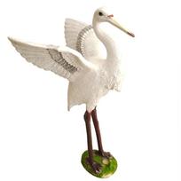 BESK Sodo dekoras Gandras, balta (White)