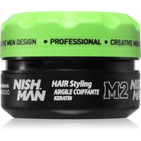 matt clay - Nishman M2 Matte Clay Hair Styling Wax plaukų formavimo vaškas 100 ml - 2 nuotrauka
