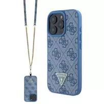 Guess GUHCP16LP4TDSCPB dėklas Apple iPhone 16 Pro Mėlynas (Blue)