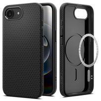 apple 17e - Spigen Liquid Air MagSafe dėklas Apple iPhone 16e Juodas (Black) - 1 nuotrauka