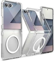 samsung z flip 7 - Ringke "Fusion Magnetic MagSafe Case for Samsung Galaxy Z Flip 7" Skaidrus (Clear) - 1 nuotrauka