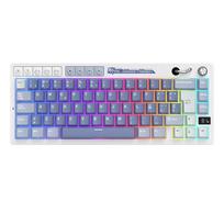 rk royal - Royal Kludge M65 RGB Ocean Mėlyna (Ocean Blue) belaidė, 60%, Hot-swap, Creamy switches - 2 nuotrauka
