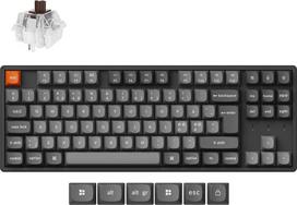 keychron mechanical keyboard - Keychron K8 MAX Belaidė, Mechaninė, Super Brown (Ruda) - 1 nuotrauka