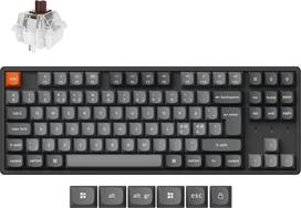 keychron mechanical keyboard - Keychron K8 MAX Belaidė, Mechaninė, Super Brown (Ruda) - 2 nuotrauka