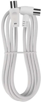 EMOS RF TV antenos kabelis 1.25m, kištukas - lizdas kampu, Baltas (White)