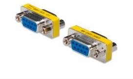 Assmann/Digitus D-Sub 9pin Gender Changer (Geltona/Yellow)