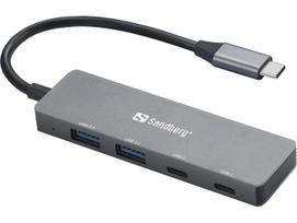 Sandberg 136-50 USB-C iki 2xUSB-A + 2xUSB-C šakotuvas