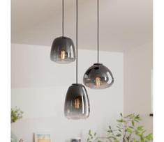 Eglo Aguilares Pakabinamas Sietynas 3xE27 40W Juodas (Black)